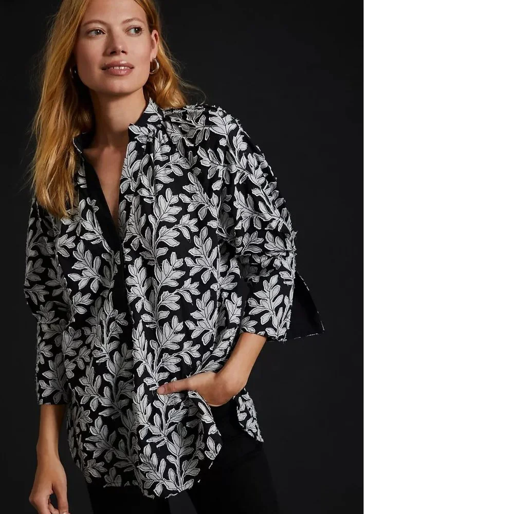 By Anthropologie Popover Blouse